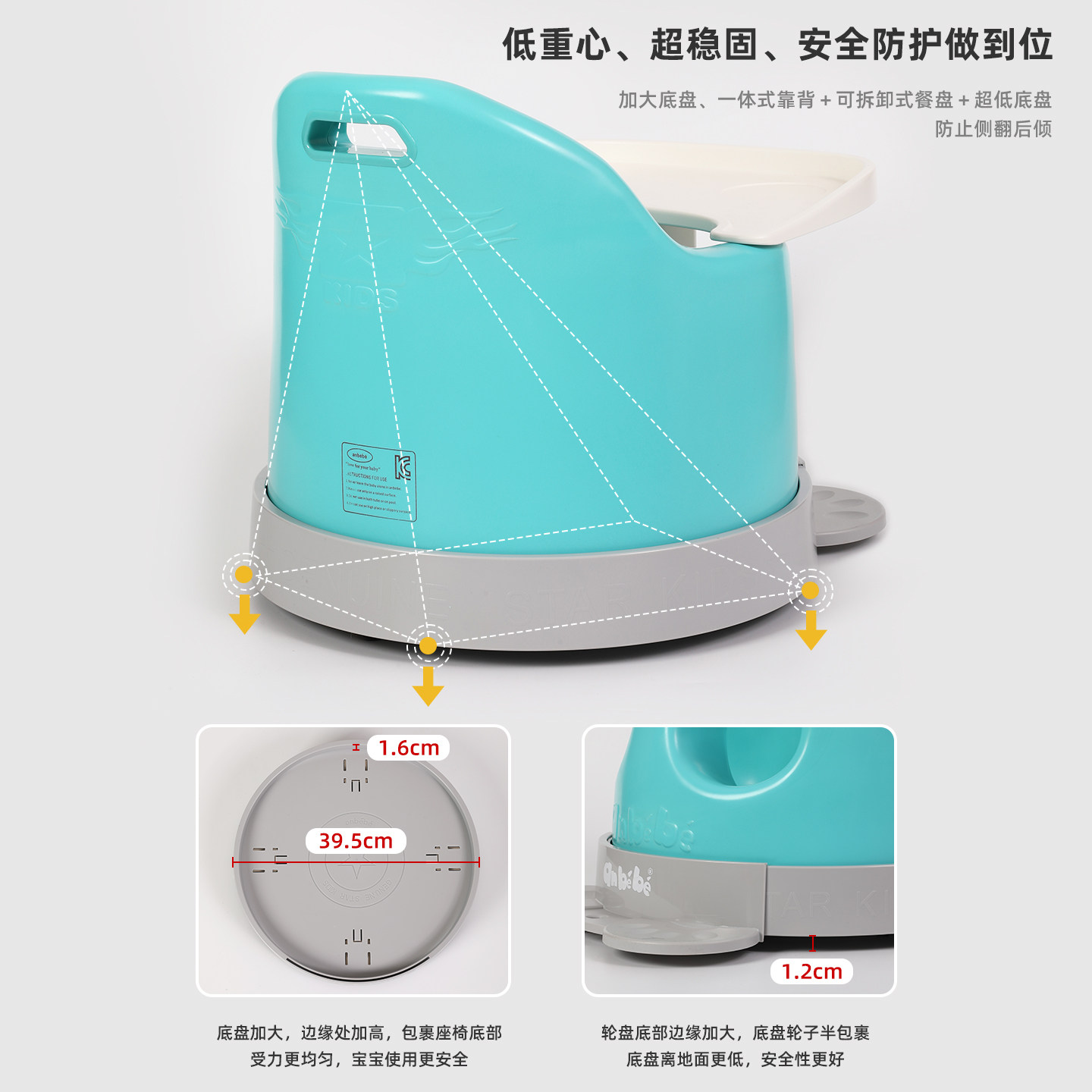 anbebe/bumbochina宝宝学坐椅婴儿餐椅专用护脊600个支持颜色定制,淘宝优惠券,粉丝福利购,淘宝优惠卷