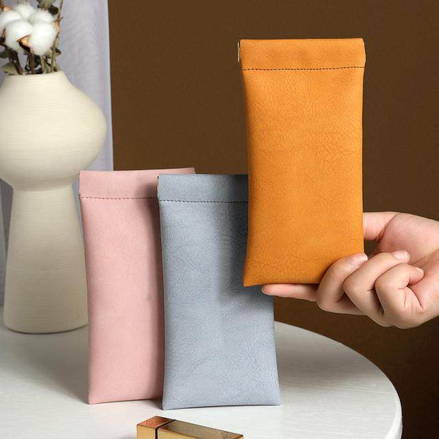 眼镜袋女墨镜太阳镜收纳盒便携弹片放卡包零钱式化妆包笔袋多功能,淘宝优惠券,粉丝福利购,淘宝优惠卷