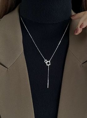 衣服配饰项链套装链女ins小众高级感毛衣链层叠设计秋冬百搭卫同