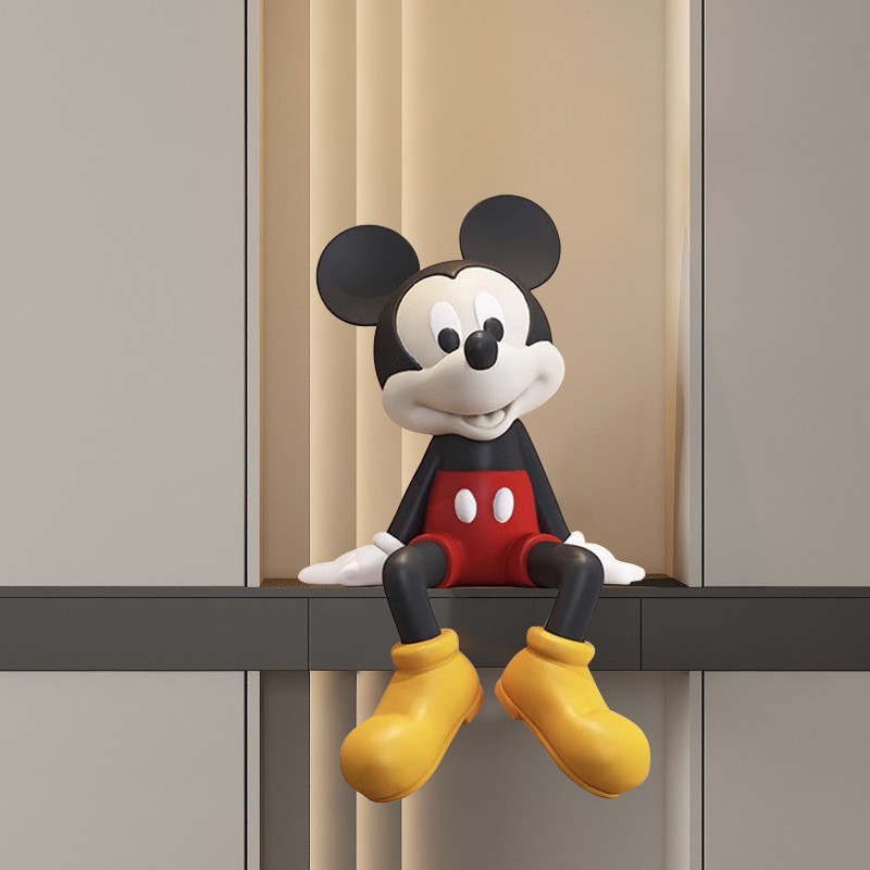 L米奇卡通可爱坐姿摆件电视柜酒柜装饰品摆件卡通创意乔迁新居 - 图2