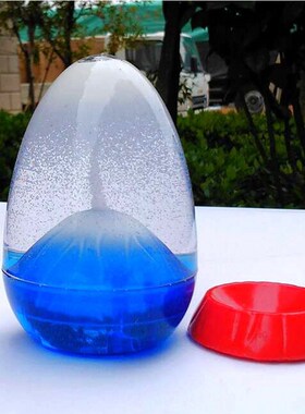 沙漏计时器创意摆件桌面装饰品火山爆发液体油滴油漏儿童生日礼物
