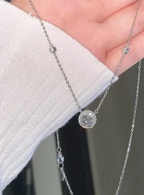 【星点系列】999纯银项链女2023年新款高级轻奢小众锁骨链送女友