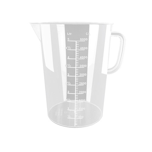 塑料烧杯实验室不易破碎带刻度量杯塑料水杯带把手大烧杯化学用品 - 图3