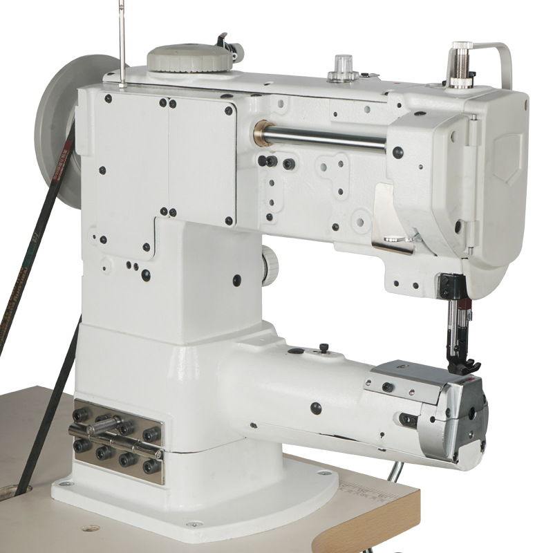 1341重机款大嘴高头车箱包手袋用工业缝纫机高效重工商用双针机 - 图1