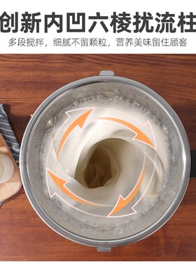 豆浆机商用早餐店用酒店食堂无渣免过滤自动加热大容量破壁机打浆