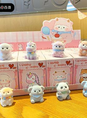 小鼻嘎百茂摆件树脂公仔粘创意