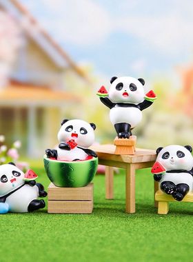 玩具新款小厂家直销熊猫桌面装饰