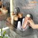 Suction cup storage rack without punching wall hanger bathroom bathroom sink kitchen storage box bathroom storage box