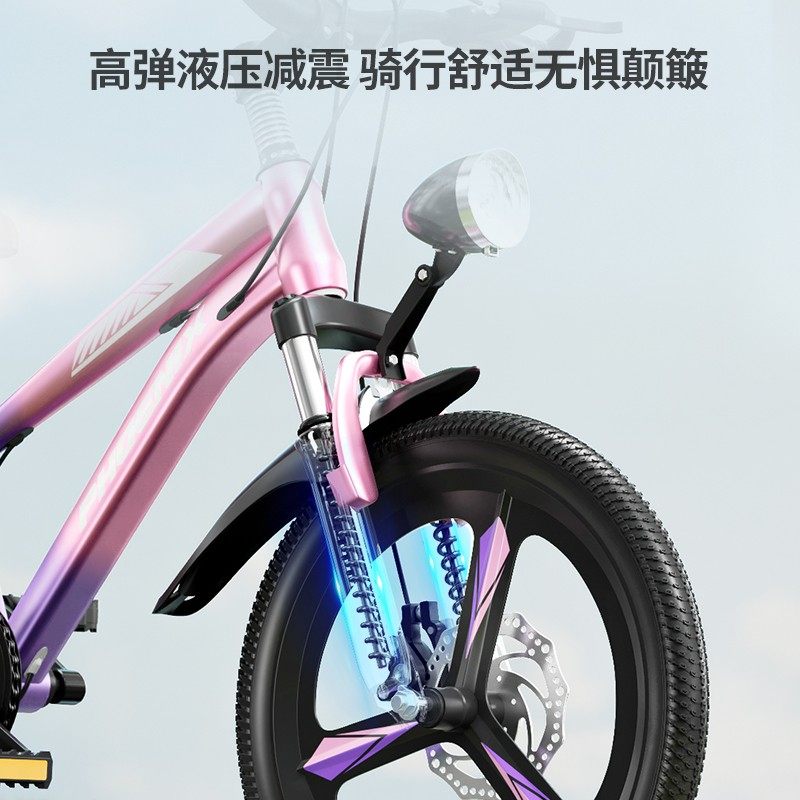 凤凰儿童自行车女童男童6-12岁男女孩小学生18寸变速单速碟刹单车,淘宝优惠券,粉丝福利购,淘宝优惠卷