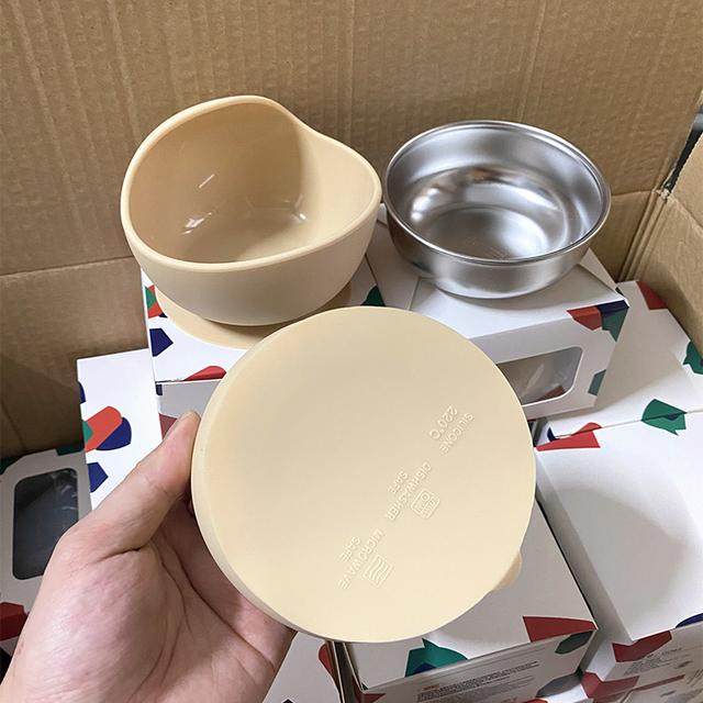 新款宝宝辅食碗婴童辅食碗高颜值吃饭元宝勺学食硅胶吸盘防摔餐具,淘宝优惠券,粉丝福利购,淘宝优惠卷