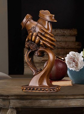 执子之手摆件创意结婚礼物送闺蜜新婚礼品客厅酒柜婚房卧室装饰品