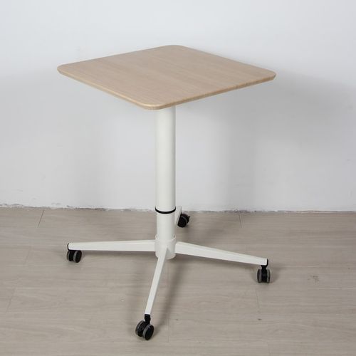 简约升降电脑桌学习办公桌学生写字台可移动站立式办公升降桌气动 - 图1