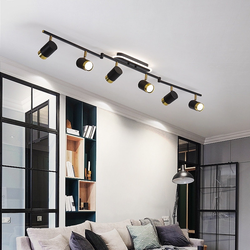 明装轨道灯射灯led天花灯家用创意客厅无主灯商铺商用COB导轨筒灯,淘宝优惠券,粉丝福利购,淘宝优惠卷