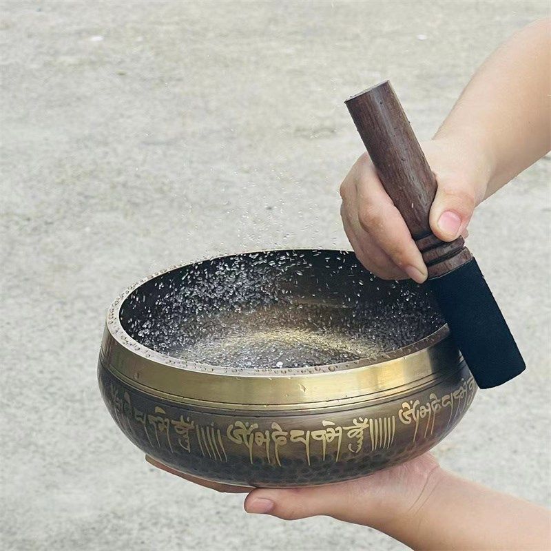 正宗尼泊尔手工铜罄梵音佛音碗音疗颂钵乐器摆件家用瑜伽采耳SPA,淘宝优惠券,粉丝福利购,淘宝优惠卷