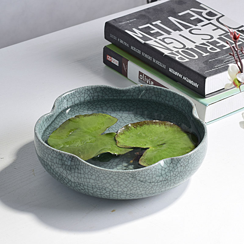 无孔水仙花花盆陶瓷铜钱草水培睡莲一叶莲碗莲水养专用盆缸大口径,淘宝优惠券,粉丝福利购,淘宝优惠卷