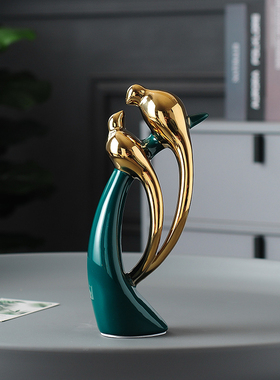 电视柜酒柜装饰品摆件客厅卧室书架玄关创意家居摆设花瓶轻奢创意