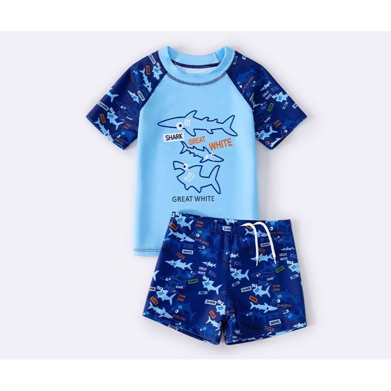 儿童泳衣分体套装男童短袖游泳衣沙滩短裤中小童宝宝专业泳装夏季,淘宝优惠券,粉丝福利购,淘宝优惠卷
