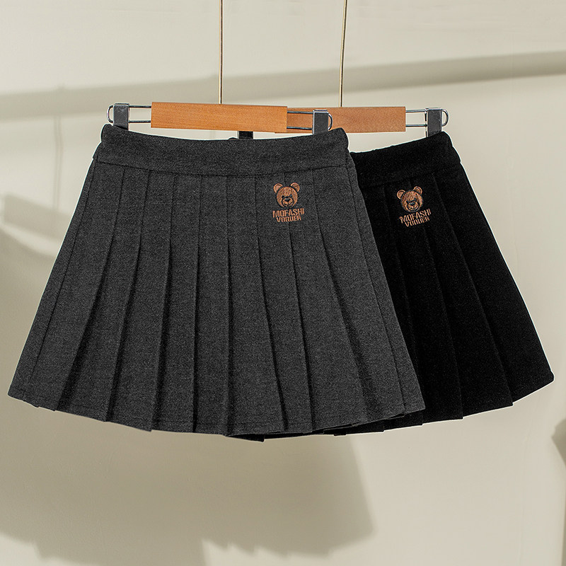 女童半身裙套装春秋百褶裙毛呢裙儿童打底裙冬季裙子春季公主裙,淘宝优惠券,粉丝福利购,淘宝优惠卷