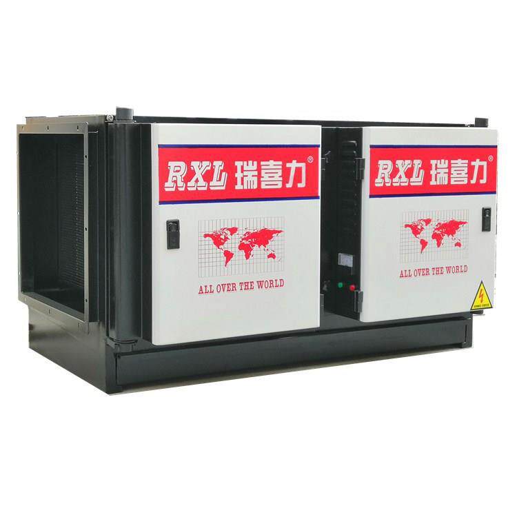 不锈钢工业商用抽油烟净化器静电式厨房餐饮业低空排放过滤净化器 - 图3