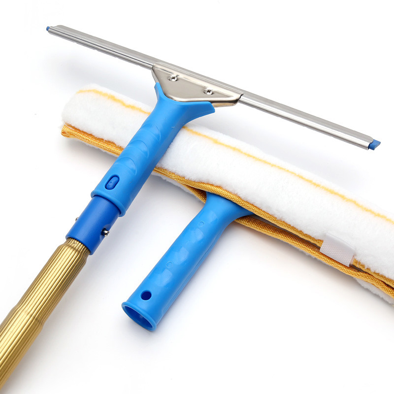 擦玻璃神器加长伸缩杆刮玻璃刮水器家用刷洗窗户高楼保洁清洁 - 图3