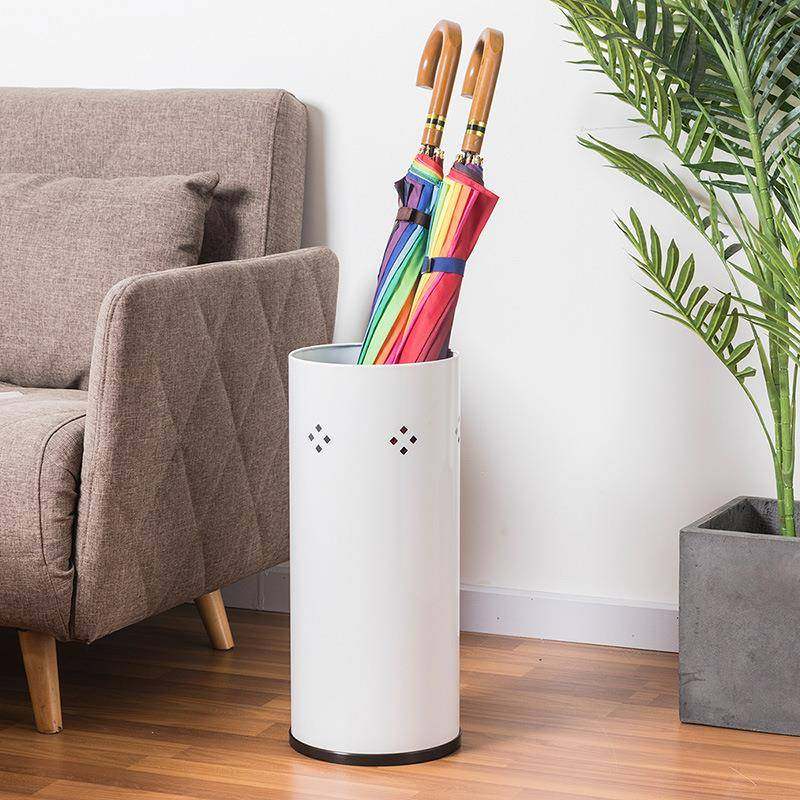 不锈钢长手柄雨伞收纳桶家用酒店大堂圆形落地加高雨具收纳架,淘宝优惠券,粉丝福利购,淘宝优惠卷