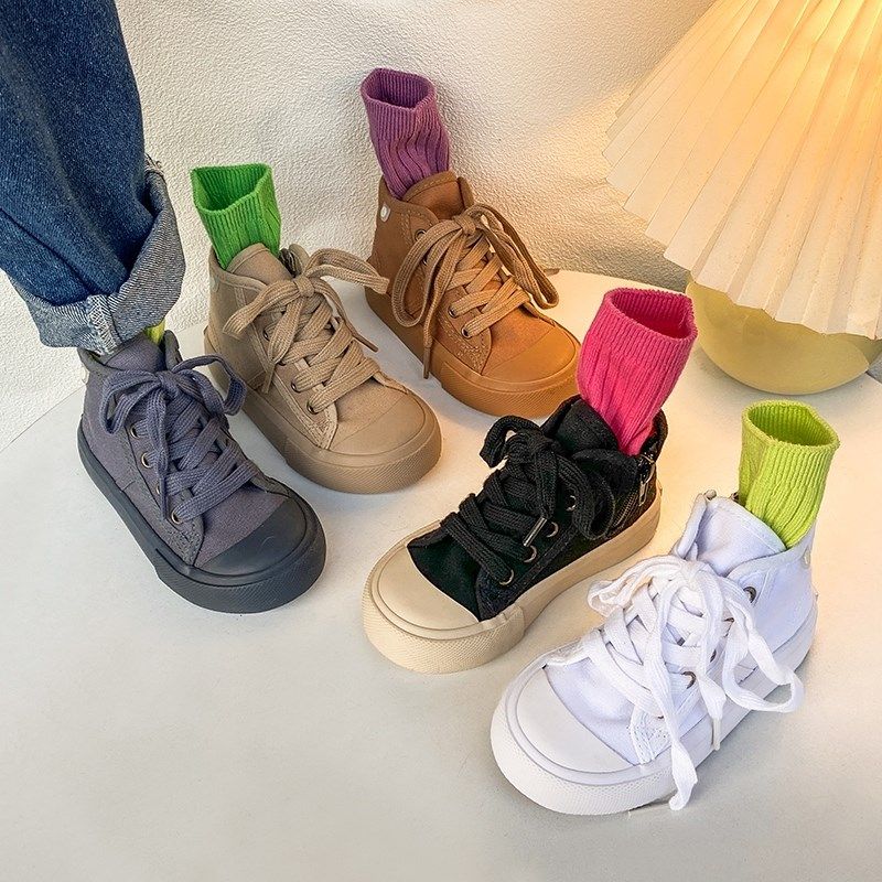 儿童帆布鞋春秋韩版休闲鞋防滑幼儿园室内鞋透气宝宝鞋男童女童鞋,淘宝优惠券,粉丝福利购,淘宝优惠卷