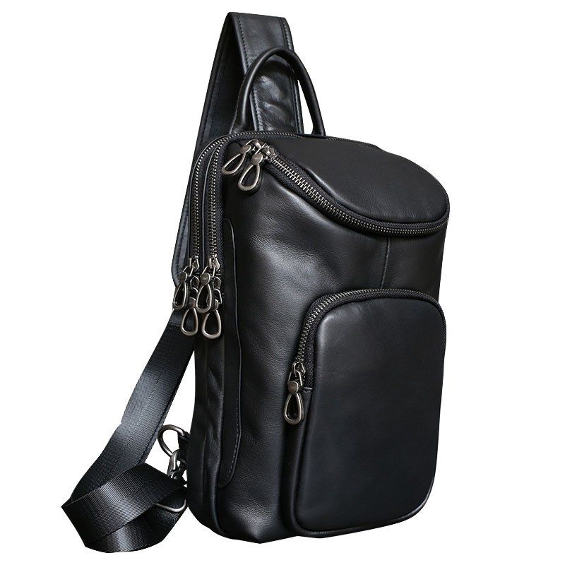 大容量胸包男真皮头层牛皮单肩斜挎包大号斜跨男包斜肩包宽肩带皮,淘宝优惠券,粉丝福利购,淘宝优惠卷