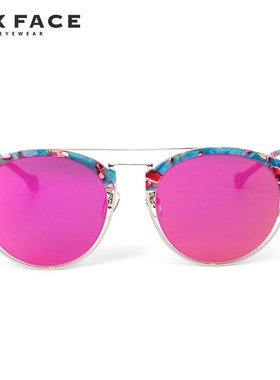 新款太阳眼镜超薄板材镀膜女复古经典百搭潮圆形司机驾驶墨镜6026