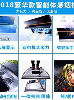 大吸力抽油烟机家用厨房侧吸双电机小型脱排壁挂式吸油烟机