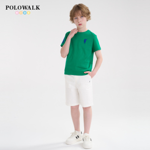 POLOWALK新品圆领短袖童装T恤
