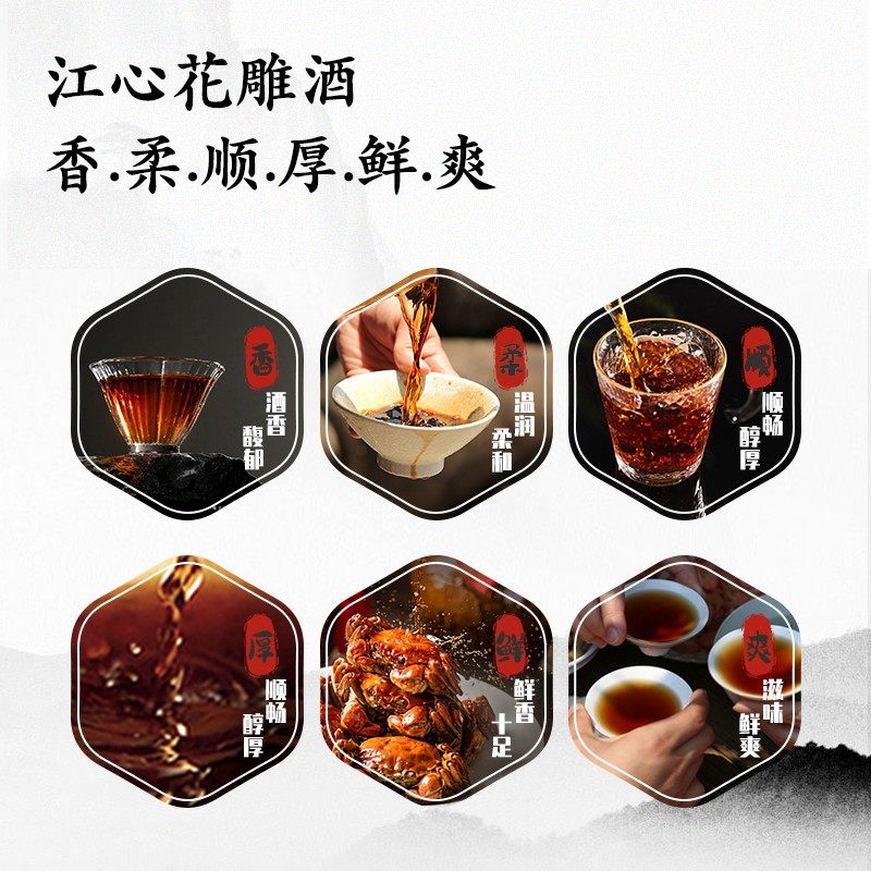 5斤一大桶正宗一级传统乌衣红曲酿造黄酒15度饮用花雕酒烹饪料酒,淘宝优惠券,粉丝福利购,淘宝优惠卷