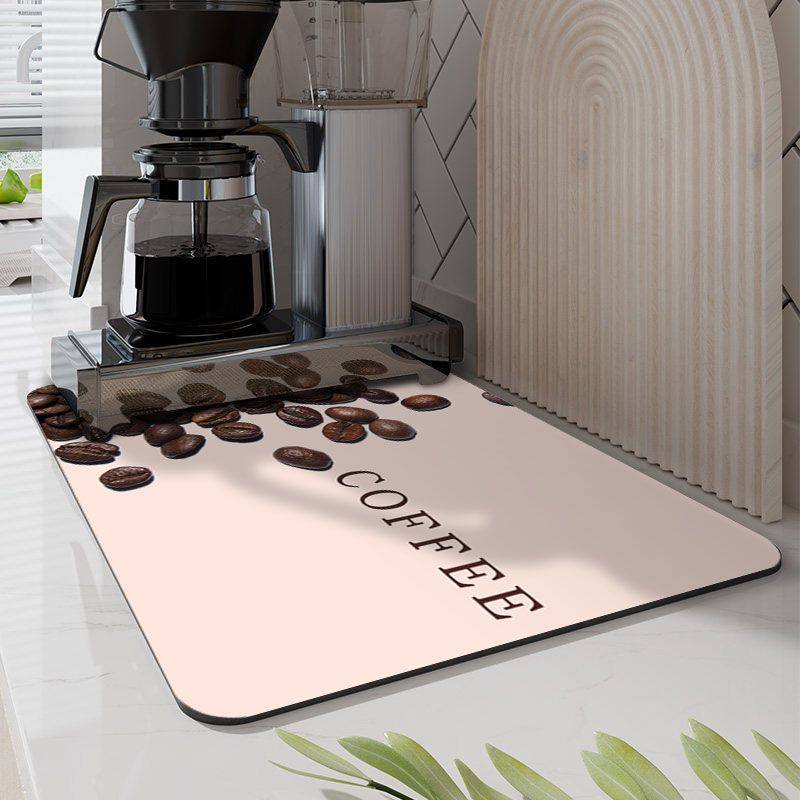 咖啡机吸水垫子厨房吧台沥水垫杯垫餐桌台面干燥垫饮水机免洗垫子,淘宝优惠券,粉丝福利购,淘宝优惠卷