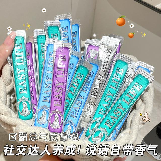 EASYLIFE/一肆生活【一桶80条】元气桃桃果香味漱口水口气持久清 - 图1