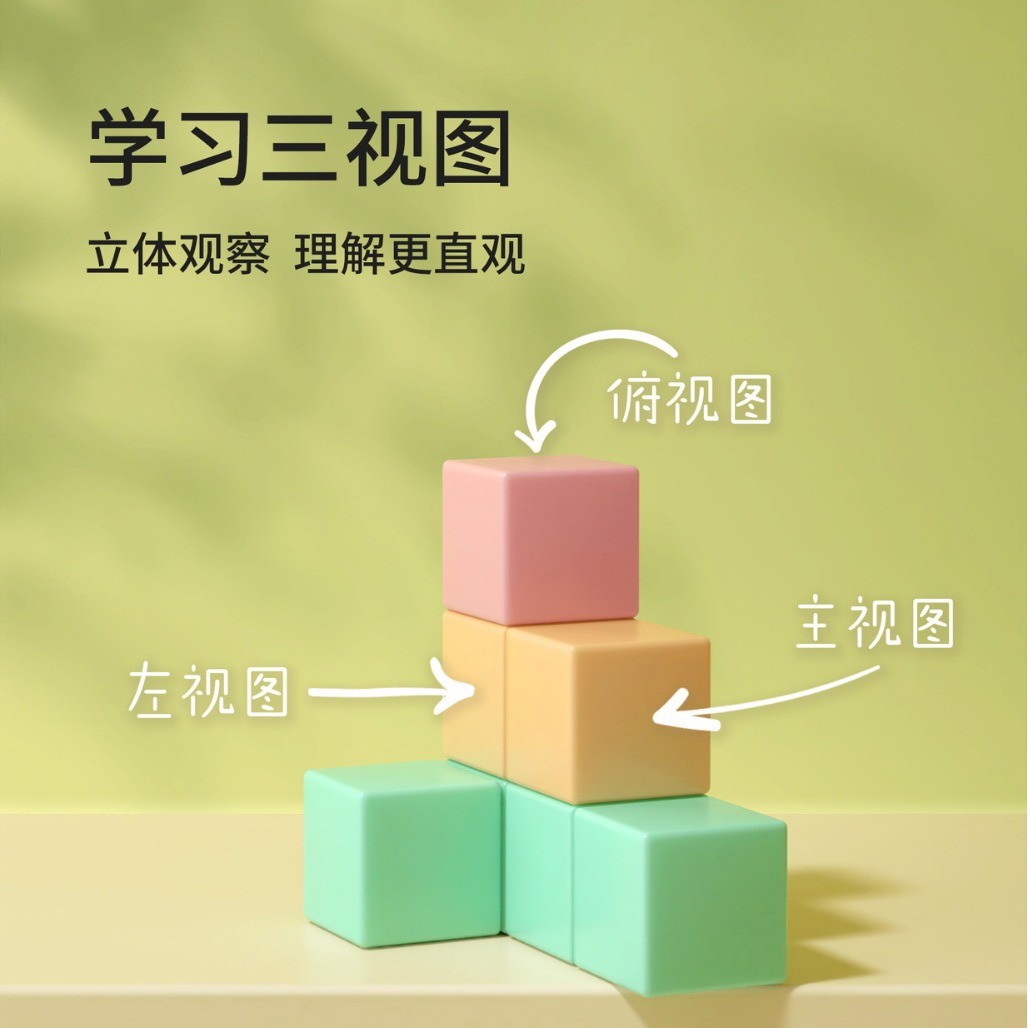磁性正方体积木模型磁力正方形方块立体几何体小学生数学教具推荐 - 图3