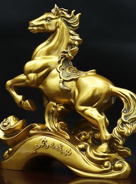 马到成功摆件生肖马中式客厅办公室酒柜装饰品公司乔迁开业送礼品