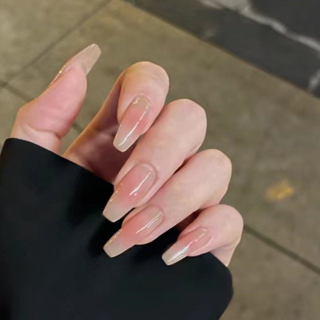 《嬛嬛腮红》华妃妈生本甲透润渐变显白纯欲温柔手工穿戴甲美甲,淘宝优惠券,粉丝福利购,淘宝优惠卷