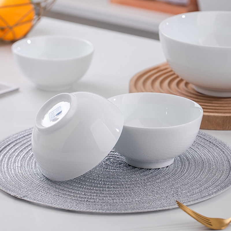 家用饭碗面碗汤碗2025年新款景德镇高白瓷陶瓷餐具釉下彩加厚防烫