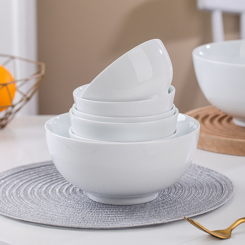 家用饭碗面碗汤碗2025年新款景德镇高白瓷陶瓷餐具釉下彩加厚防烫