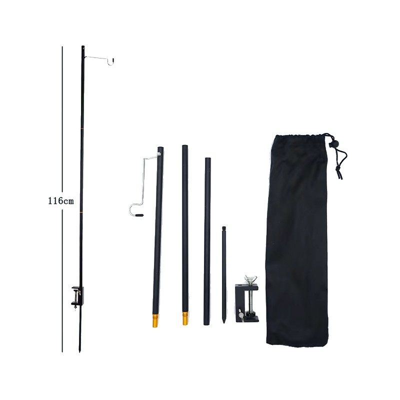 户外轻便携式铝合金露营野营灯架灯杆折叠拆卸小灯架营地迷你灯架,淘宝优惠券,粉丝福利购,淘宝优惠卷