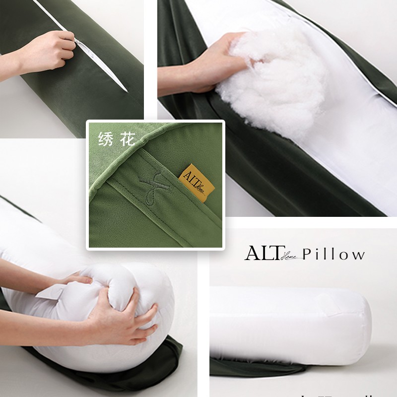 圆柱大抱枕男生款睡觉专用男士大人床上侧睡夹腿长条圆睡觉抱枕 - 图3