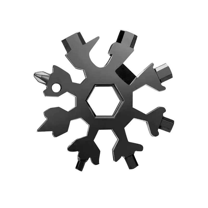 多功能雪花扳手八角小板手不锈钢万能工具梅花内六角便携式钥匙扣,淘宝优惠券,粉丝福利购,淘宝优惠卷