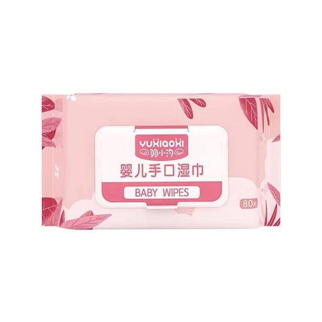 羽小汐湿巾加厚大包足量80抽婴幼儿手口屁专用湿纸巾家庭经济实惠 - 图3