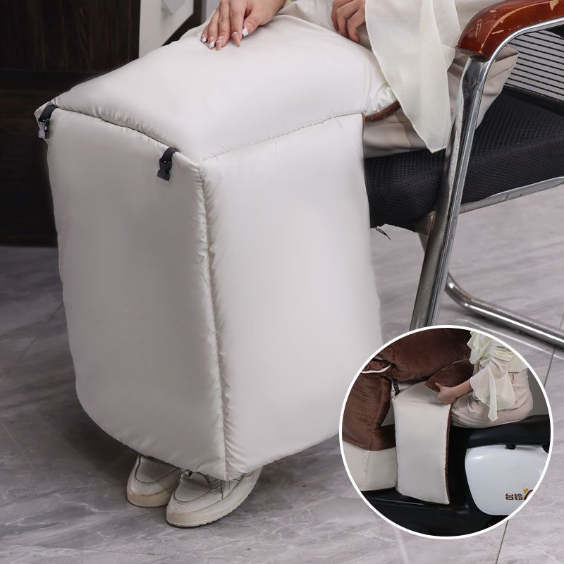 电动车挡风被单内搭被防寒保暖膝盖防风家用外穿加厚护膝护腿神器 - 图1