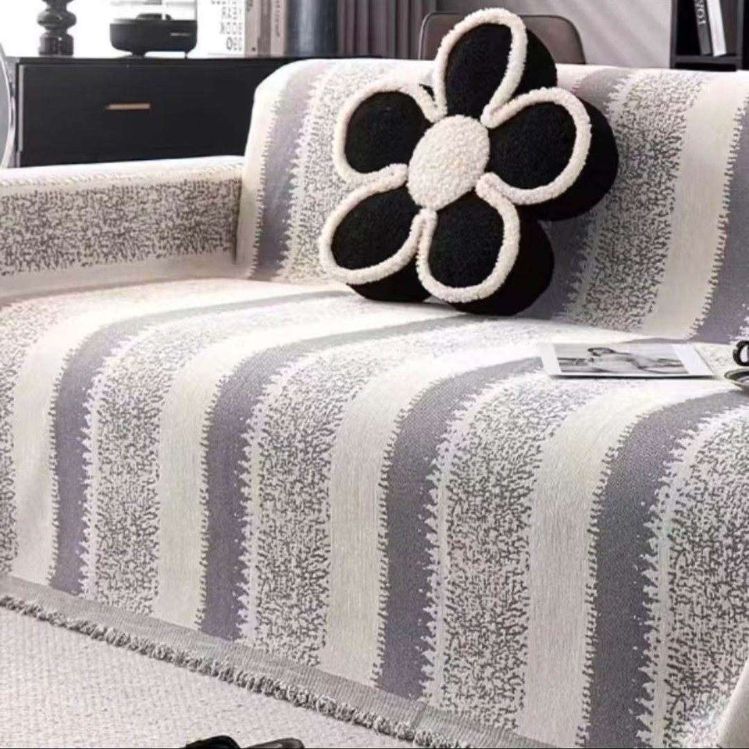 《繁星》雪尼尔沙发巾现代防滑简约沙发盖布一片式全盖沙发套罩,淘宝优惠券,粉丝福利购,淘宝优惠卷