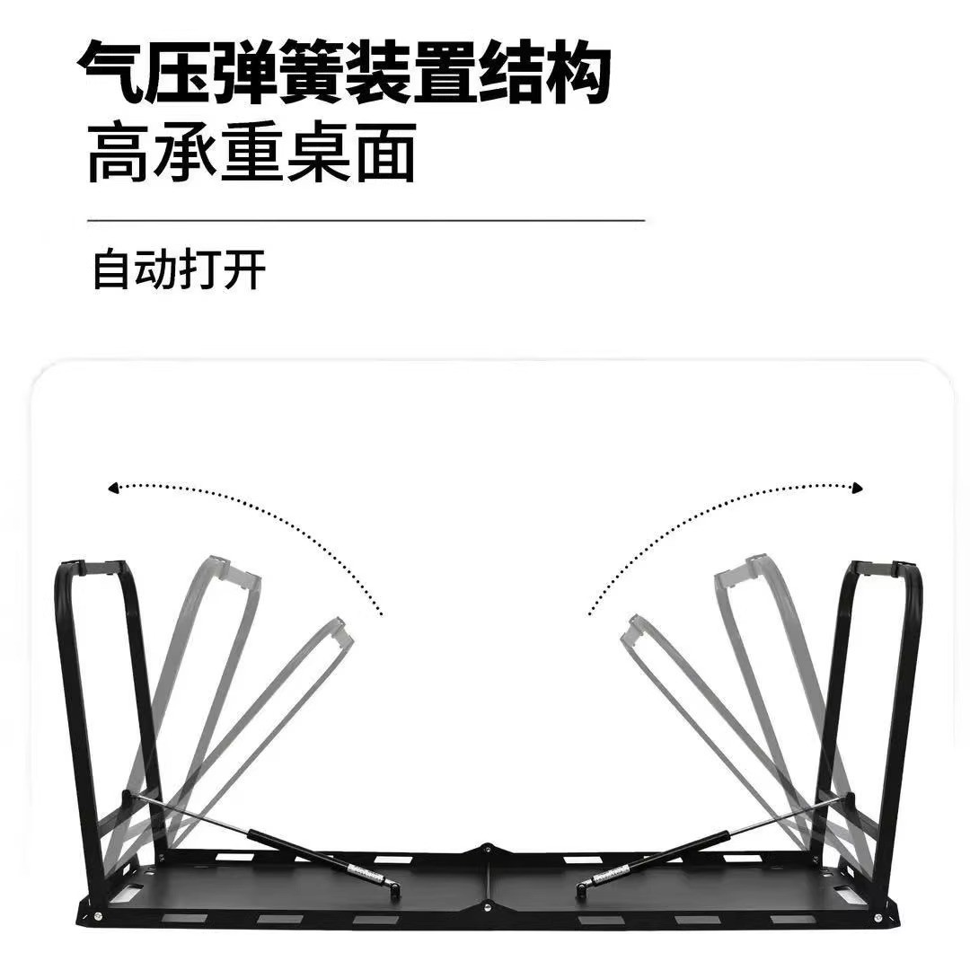 新疆包邮户外露营多功能轻量化折叠战术桌便携野营装备 - 图1