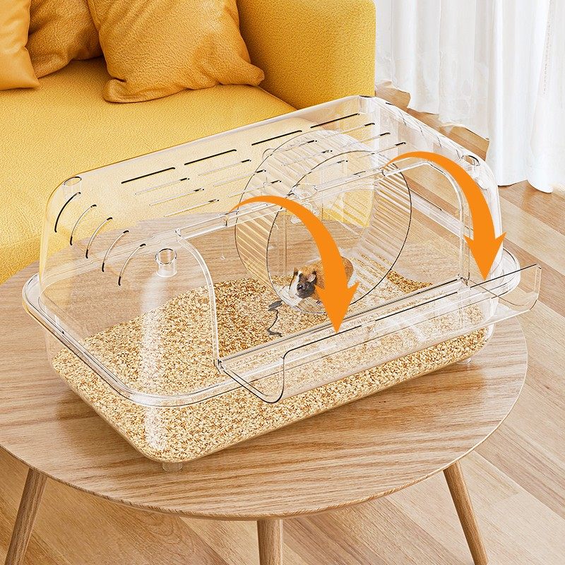 妙昂透气仓鼠笼子透明豪华别墅金丝熊专用笼子超大又便宜宠物笼子,淘宝优惠券,粉丝福利购,淘宝优惠卷