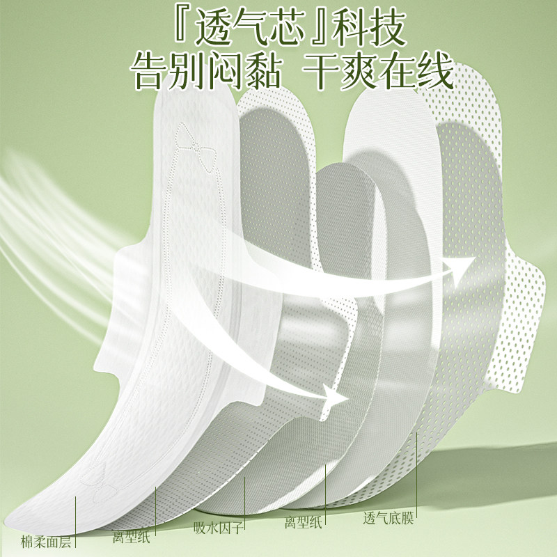 【医护级】三分野卫生巾儿童少女学生专用女童初潮姨妈巾日夜组合