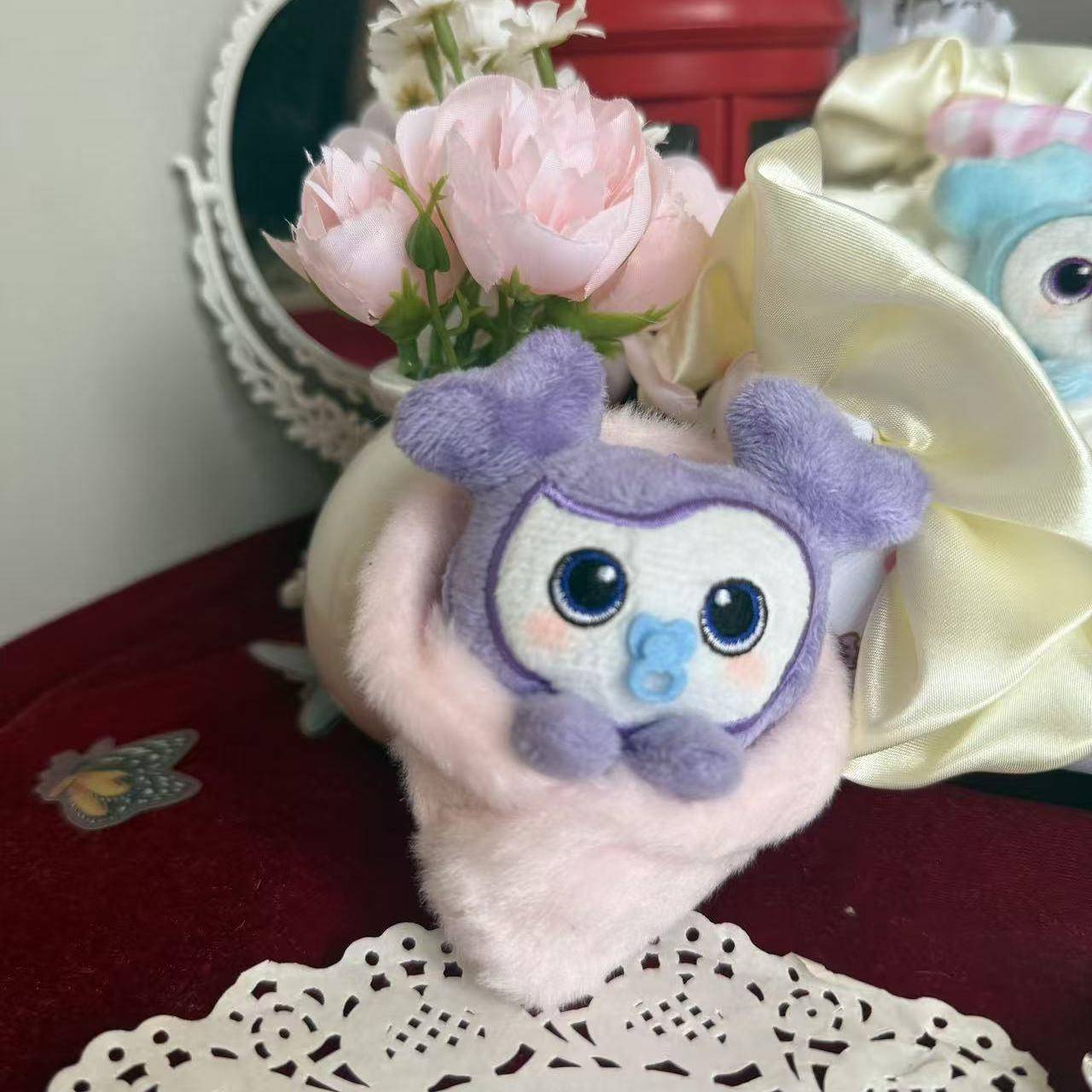 twice玩偶周边凑崎纱夏林娜琏襁褓属性毛绒玩偶棉花娃娃超Q萌公仔 - 图0