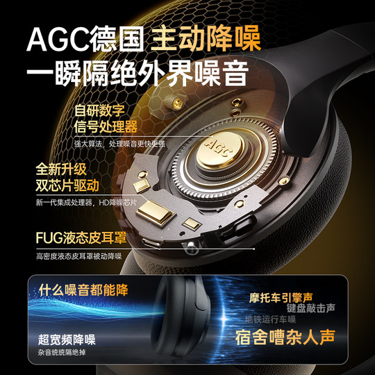 Kopfhörer mit Geräuschunterdrückung, Bluetooth-Kopfhörer