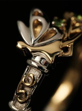 FF14 终幻想14黑骑学者情侣对戒原创设计戒指动漫游戏周边礼物